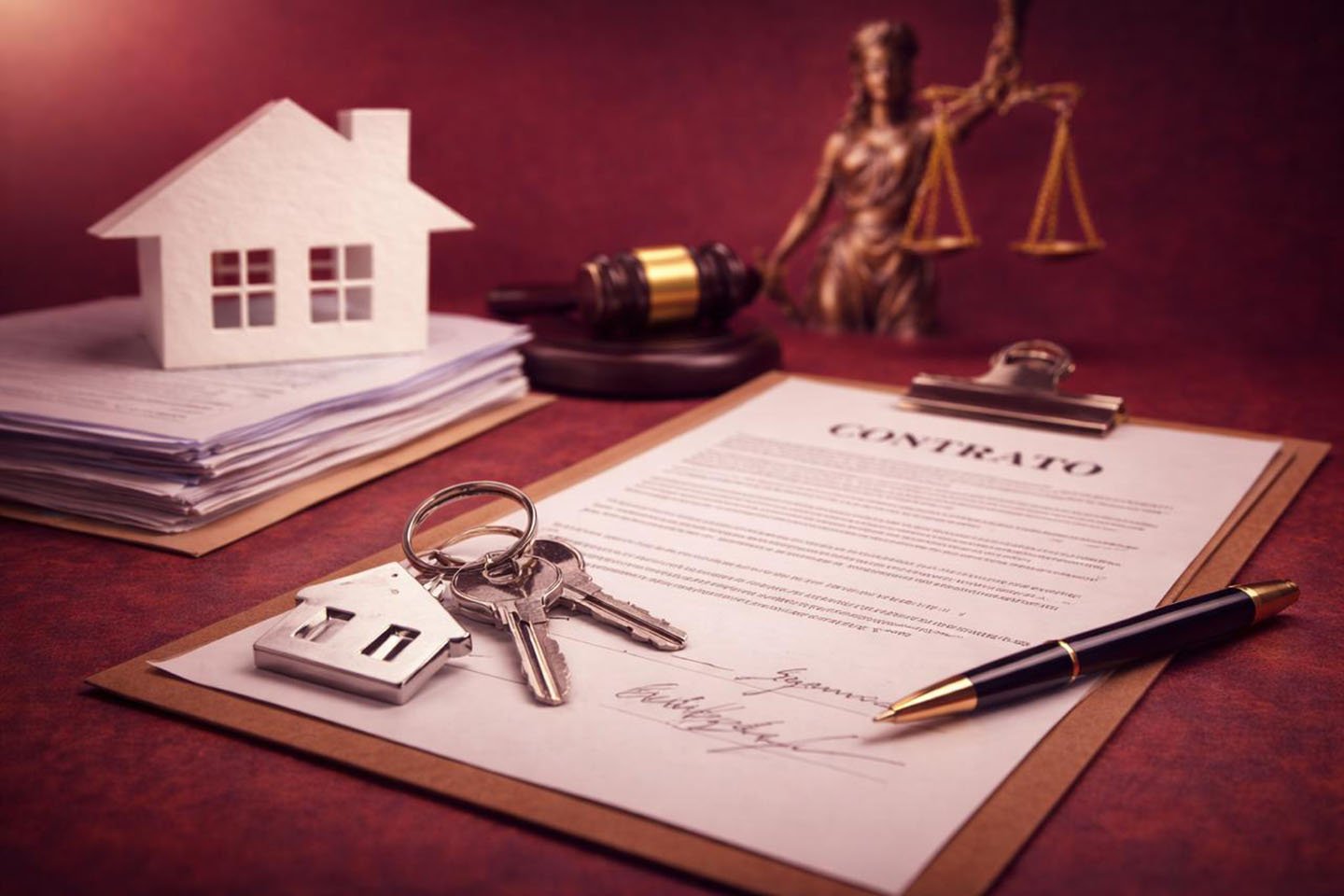 Imóvel só com contrato